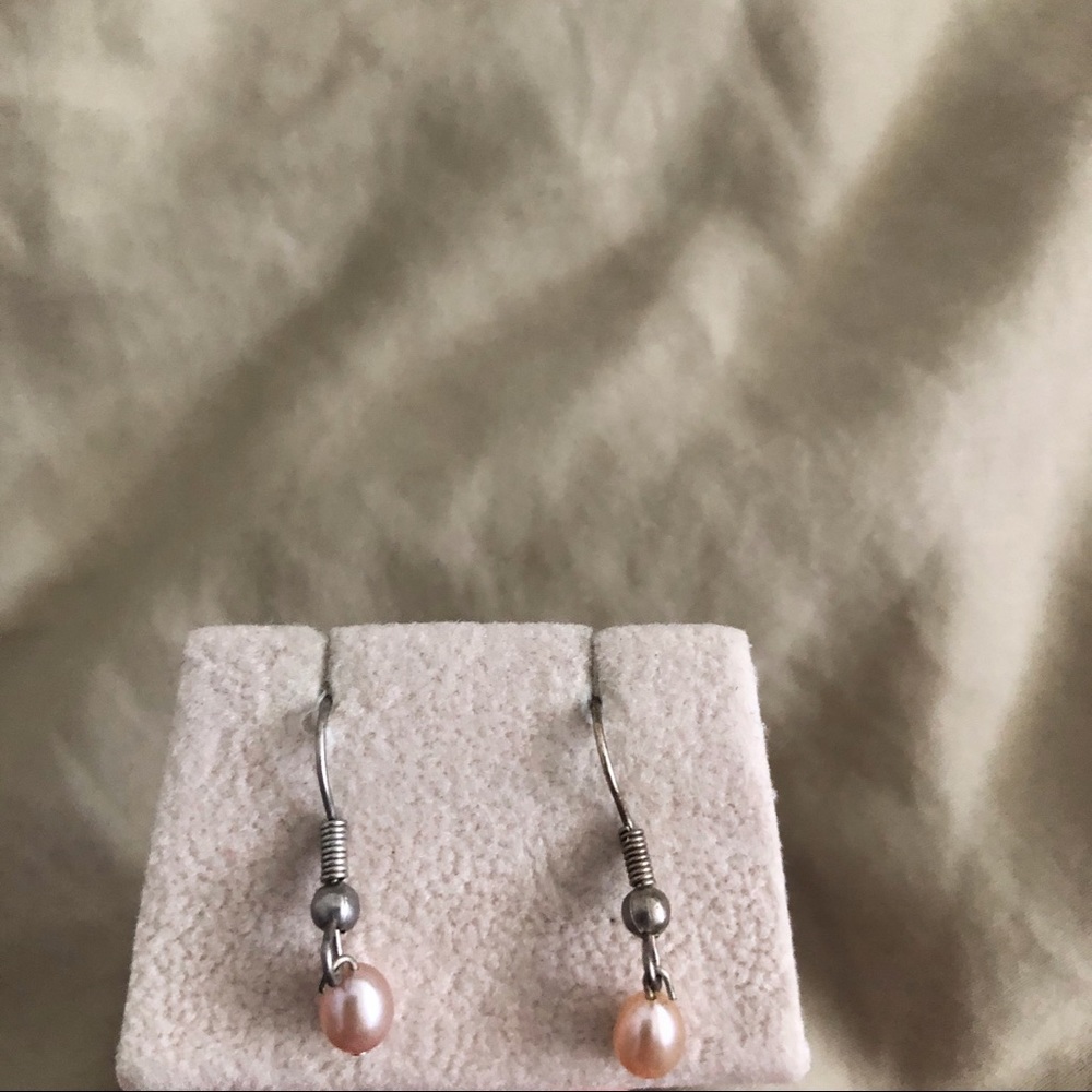 Bundle Item: Dangly Rosy Pink Earrings